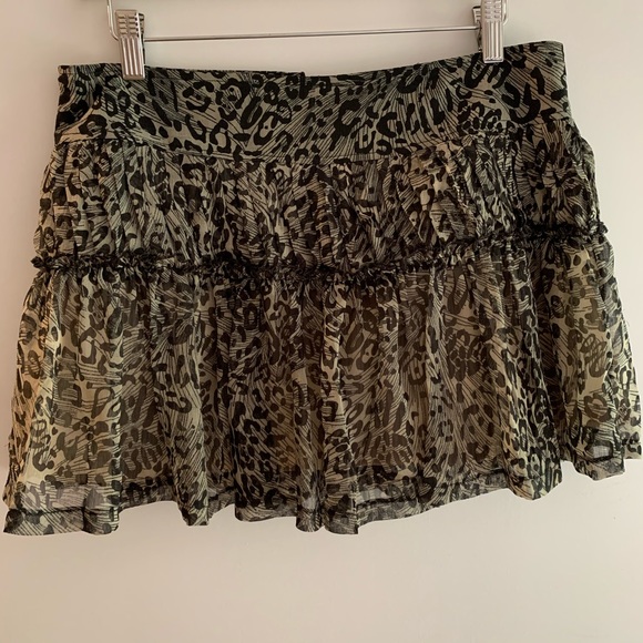Costa Blanca Animal print short skirt - Picture 1 of 7